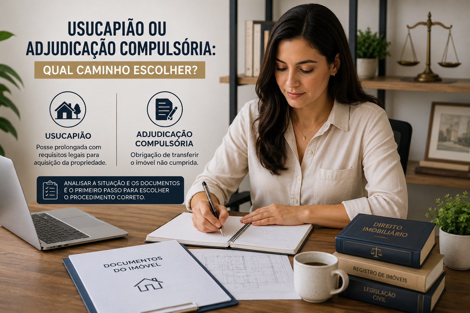 Usucapião ou adjudicação compulsória: qual caminho escolher?