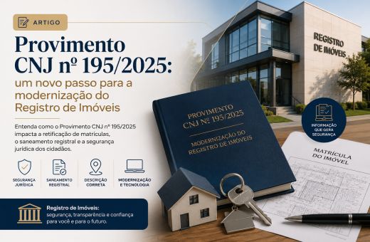 Provimento CNJ nº 195/2025: o que muda no Registro de Imóveis e por que isso importa para o cidadão